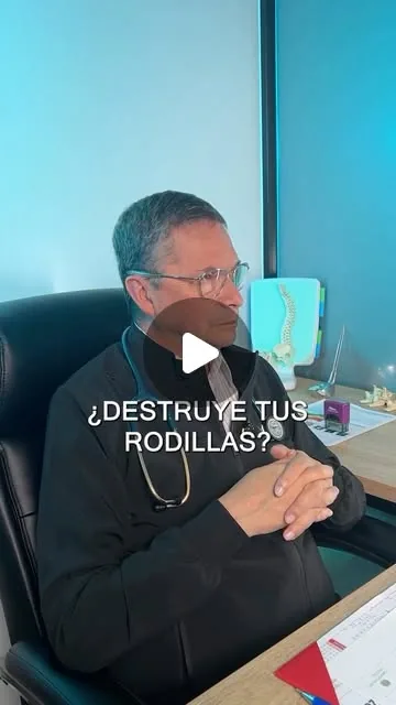 Video del Dr. Elías Cardona en Instagram: El peso y tus rodillas