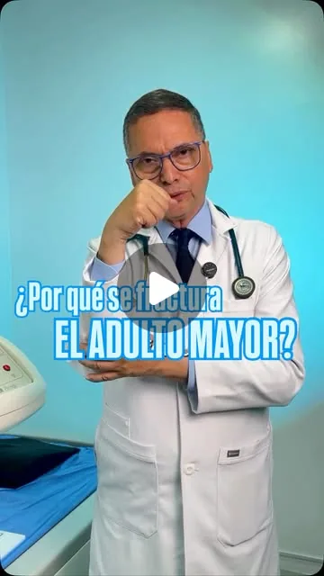 Video del Dr. Elías Cardona en Instagram: Fracturas en el adulto mayor