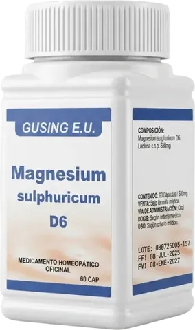 Magnesium Sulphuricum D6 del Dr. Elías Cardona – Bienestar General