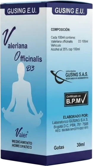 Valeriana D3 del Dr. Elías Cardona – Bienestar General